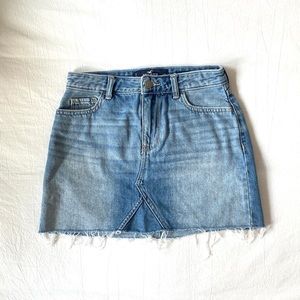 Medium Wash Denim Skirt